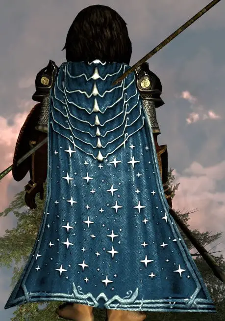 LOTRO Starlight Cloak Cosmetic Hooded And Unhooded