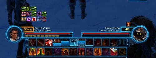 Buffs from Jawas at the end of Little Boss Blizz Mission