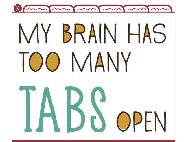 Multitasking can induce Brain Fog: My Brain has Too Many Tabs Open!