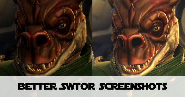 How to make better Screenshots in SWTOR