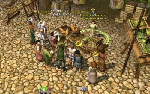 Manning the Market Quest at the LOTRO Farmers Faire