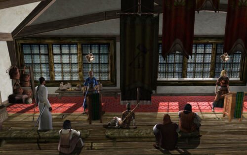 Inside the Auction Hall in Bree - LOTRO