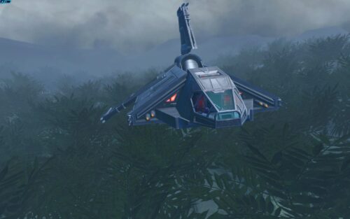 Flying over the Dromund Kaas Jungle during KotET Chapte 2 - Run for the Shadows