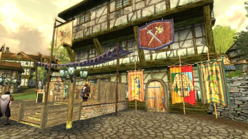 Weapons and Armour Shop, including an Outfitter