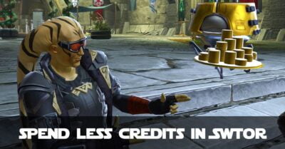 How to save credits (spend less credits) in SWTOR