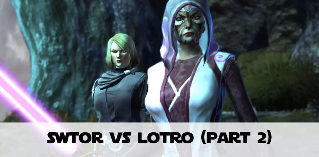 SWTOR vs LotRO (part 2) - What LotRO Could Learn from SWTOR
