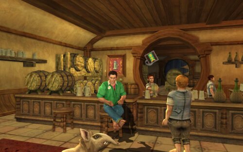 Having a Drink in the Golden Perch in Stock - LOTRO