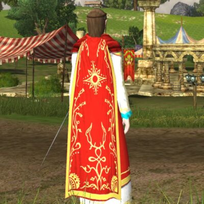 Cloak of the Shining Star Cosmetic - Dyed Red
