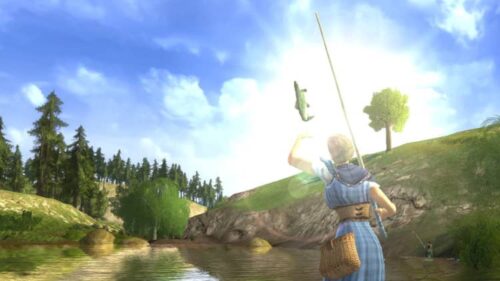 The Farmers Faire has a number of Fishing quests that are luck not skill-based