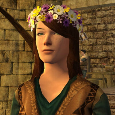 LOTRO Circlet of Fresh-Picked Flowers, Head Cosmetic