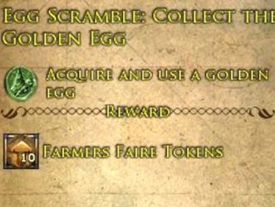 Egg Scramble: Collect the Golden Egg Deed