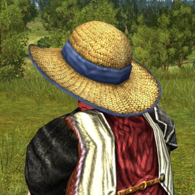 Short-Brimmed Straw Sun Hat, Head Cosmetic