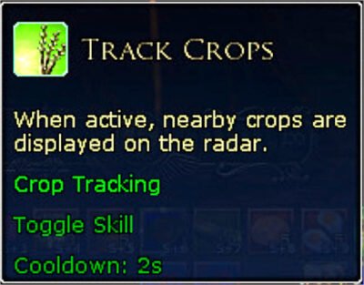 Gathering Ability Track Crops