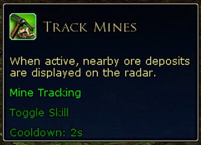 Gathering Ability Track Mines