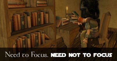 A Need to Focus - and Not to Focus