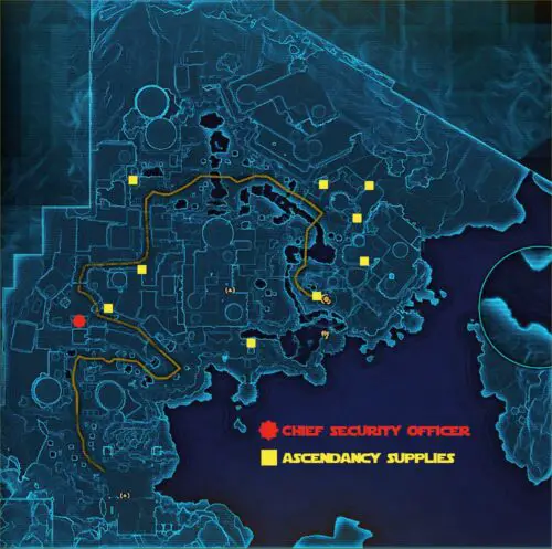 Supply Demands Map - Bonus Mission for Traitor Among the Chiss Flashpoint