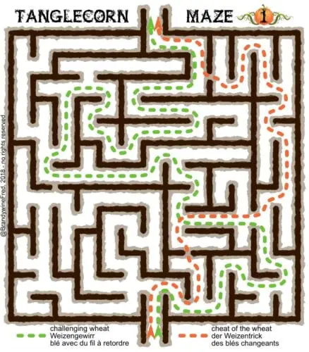 Wistmead Wheat Maze (Tanglecorn) Map 1