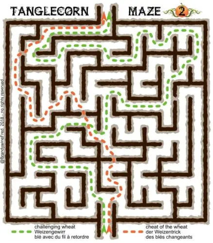 Wistmead Wheat Maze (Tanglecorn) Map 2