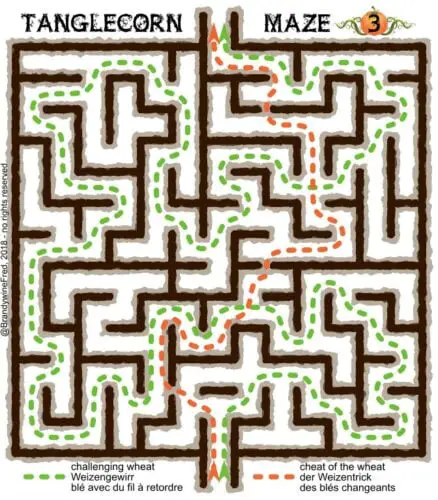 Wistmead Wheat Maze (Tanglecorn) Map 3