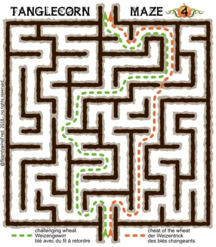 Wistmead Wheat Maze (Tanglecorn) Map 4
