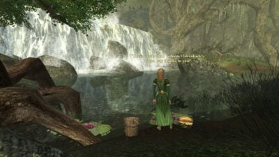The peaceful Goldberry's Spring - oa location for the Old Forest Exploration deed in Bree-land