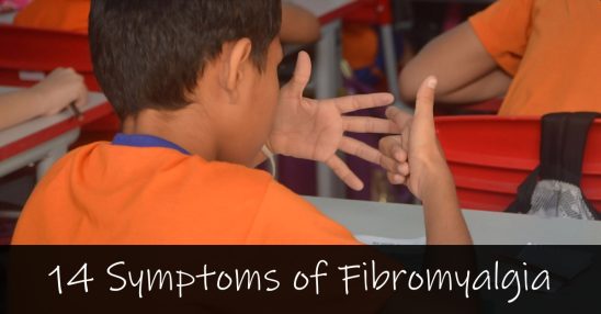 List of my top 14 Symptoms of Fibromyalgia