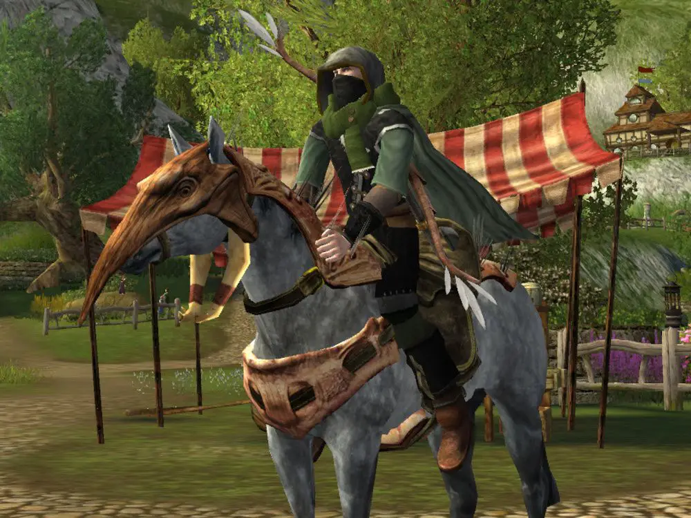 LOTRO Cave-claw Masked Horse / Steed from the Buried Treasure Event