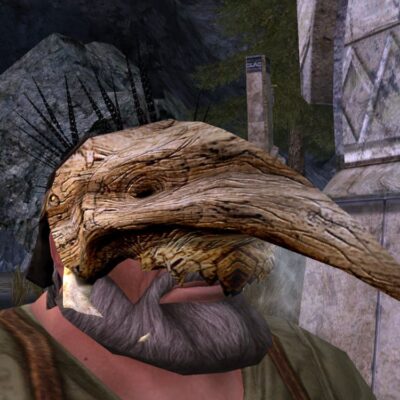 Wooden Cave-Claw Mask cosmetic