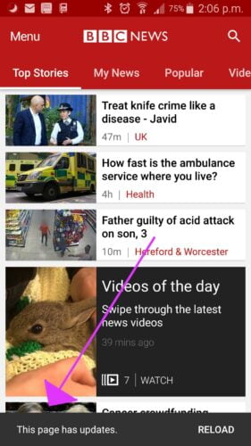 It could be argued the BBC News App is also addictive