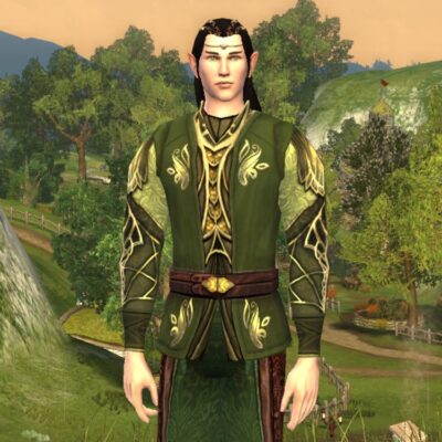 Lasgalen Spring Tunic and Trousers - Spring Festival Upper Body Cosmetic