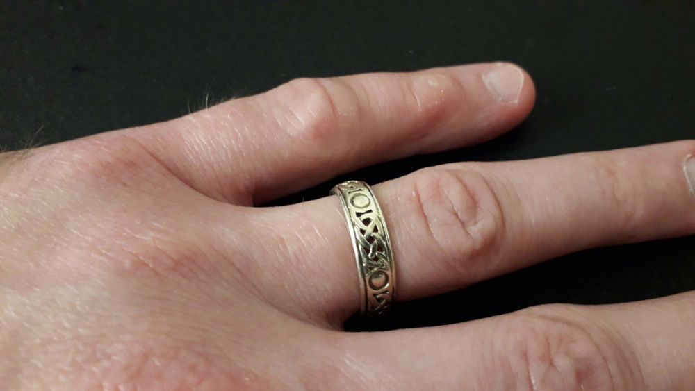 My Celtic Knot wedding ring was successfully returned to me!