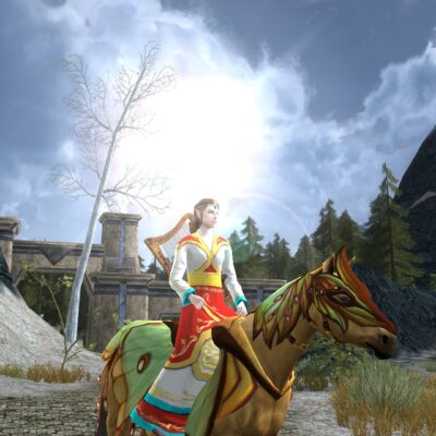 High Elf colourful outfit in LOTRO