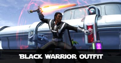 The Black-Clad Warrior - SWTOR Outfit