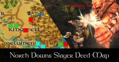 LOTRO North Downs Slayer Deed Guide and Map