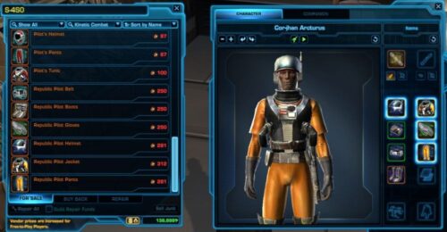 Republic Pilot's Outfit - Fleet Commendations Vendor