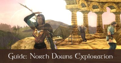 LOTRO North Downs Exploration Deeds - Guide and Map