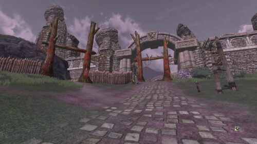 Norbury Gates - leading to Fornost City itself