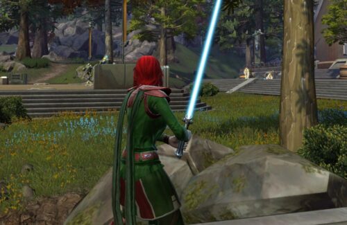 And here's the Jedi outfit from the back