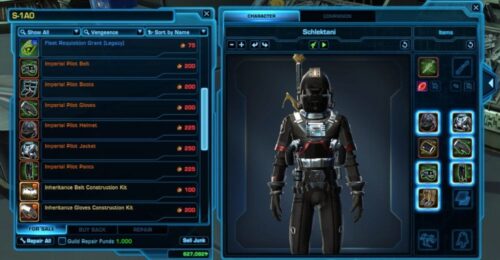 Imperial Pilot Armour Set / Outfit