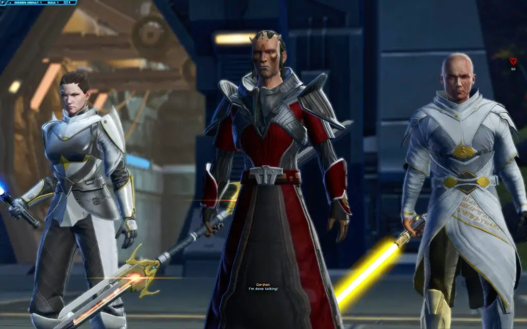Fighting with other NPCs in SWTOR's Knights of the Eternal Throne
