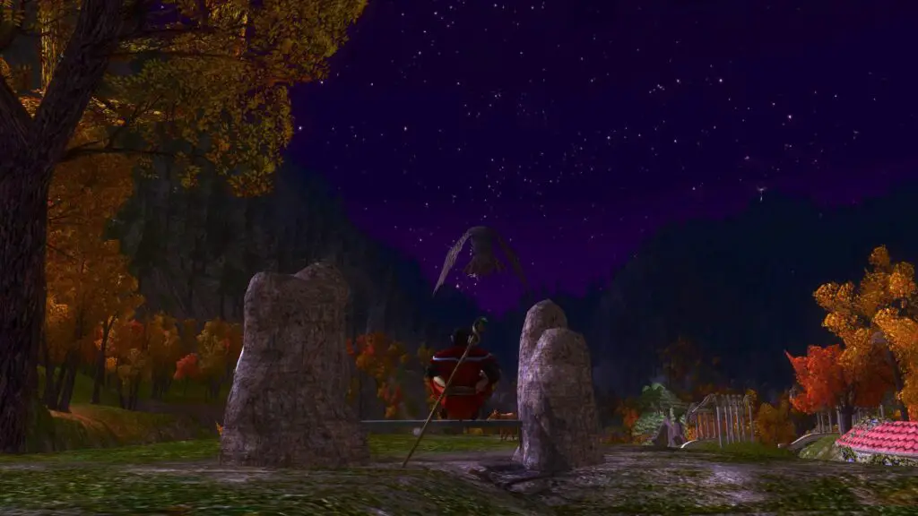 Relaxing late at night works for me and my LOTRO Lore-Master