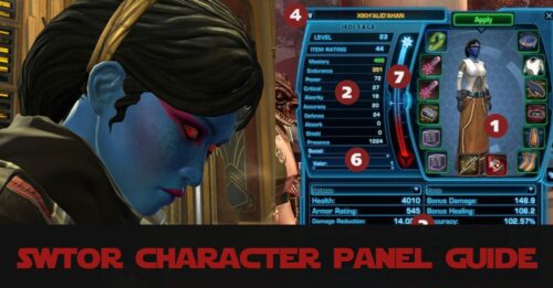 SWTOR Character Panel Guide for Beginners