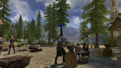 LOTRO Dualboxing lets two characters craft together