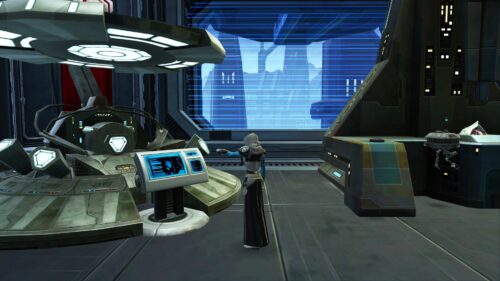 A Character Modification Station in SWTOR