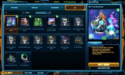 The Event-Limited Cartel Market Items available