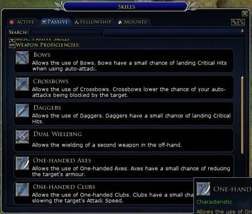 How to find what kind of weapon you can use in LOTRO