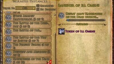 Banisher of Ill Omens - Skirmish Deed