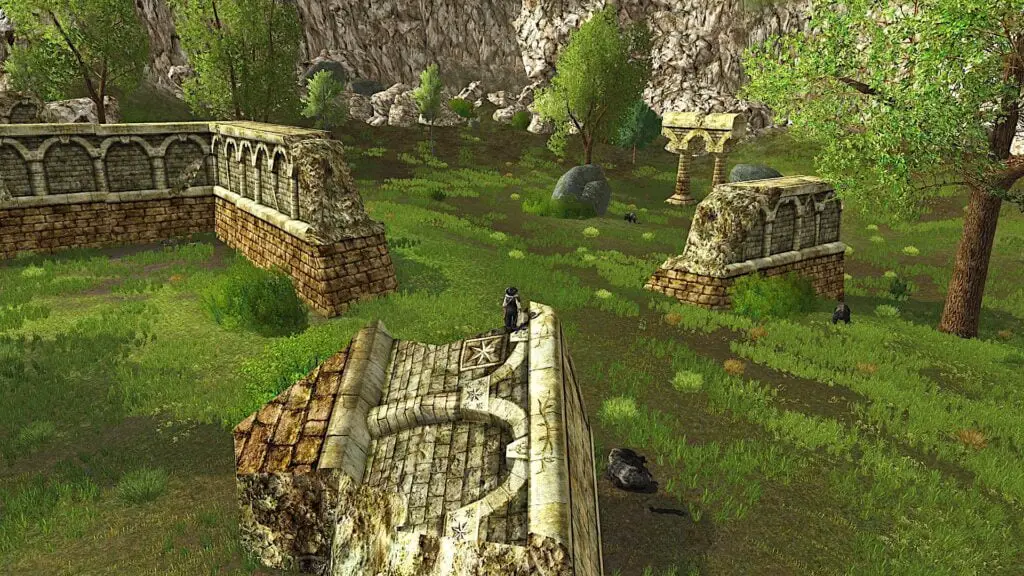 Hillshire Ruins in West Bree-land in LOTRO