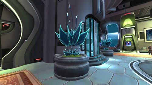 Planter: Glowing Cave Fern Stronghold Decoration, SWTOR