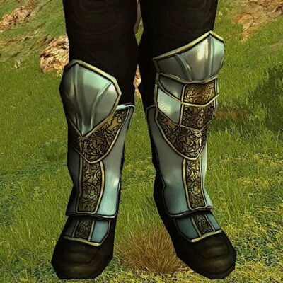 Plated Ceremonial Greaves - Feet Cosmetic